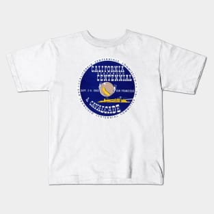 1950 California Statehood Centennial Kids T-Shirt